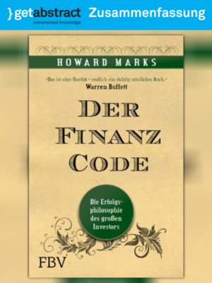 cover image of Der Finanz-Code (Zusammenfassung)